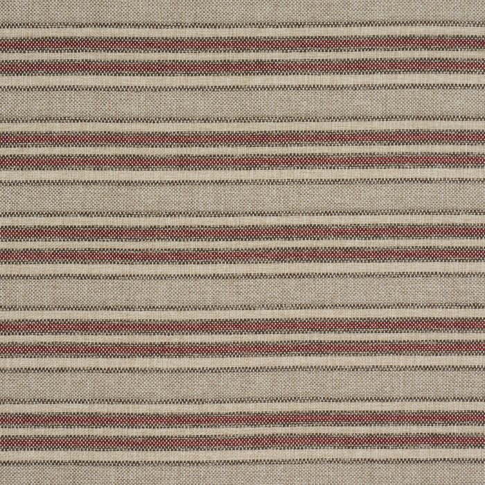 Schumacher Even Keel Outdoor Stripe Rust Fabric Sample 86031