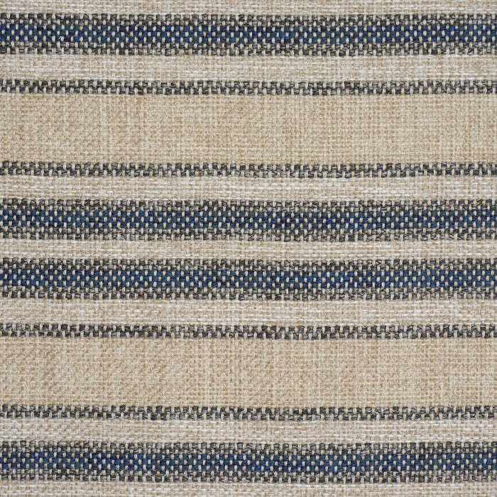 Schumacher Even Keel Outdoor Stripe Navy Fabric 86032