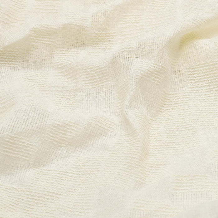 Schumacher Cadence Linen Sheer Ivory Fabric Sample 86040