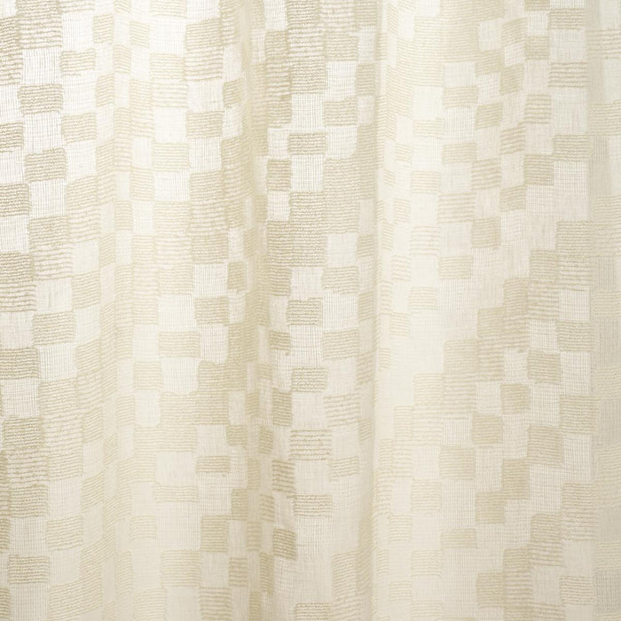 Schumacher Cadence Linen Sheer Ivory Fabric Sample 86040
