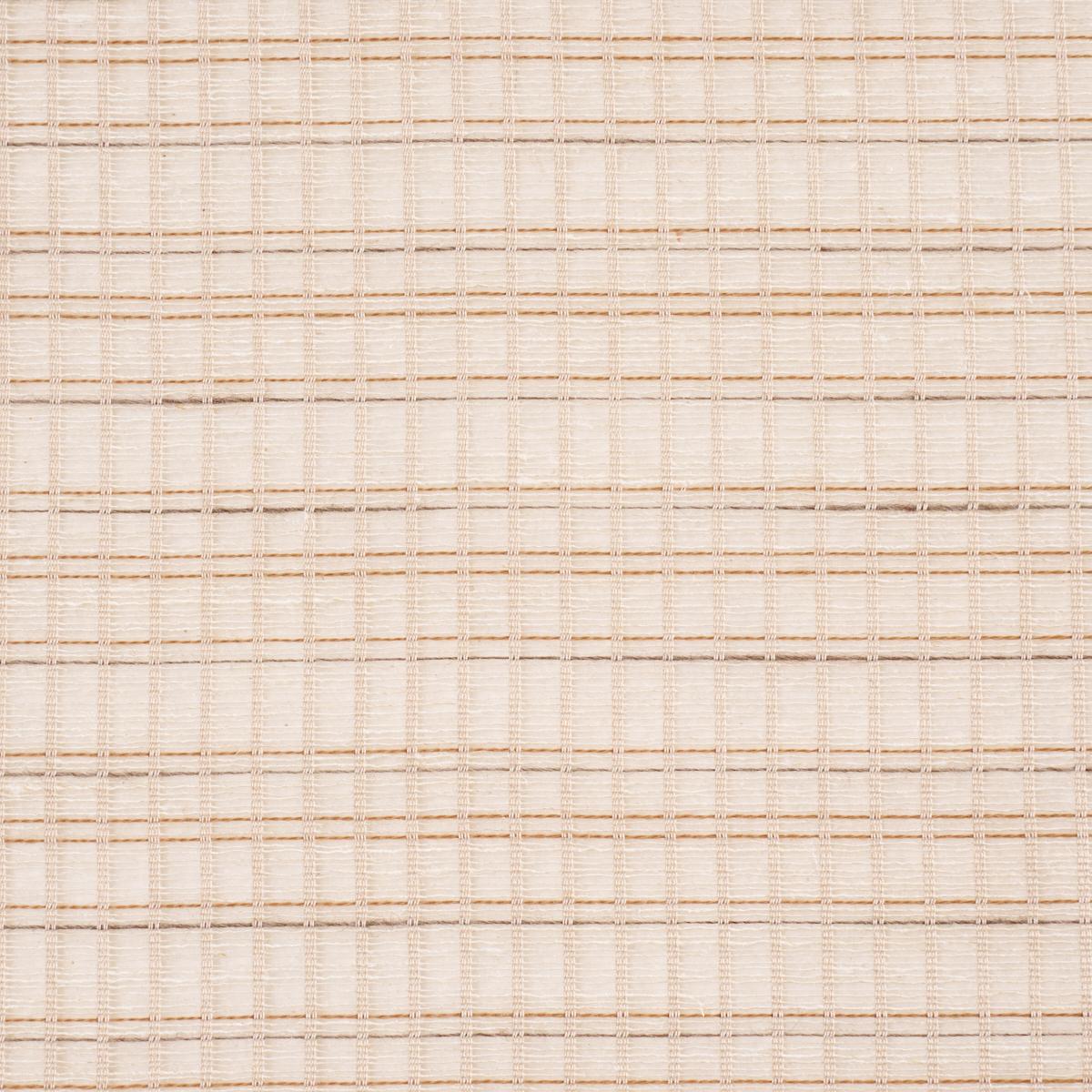Schumacher Payton Linen Sheer Grid Natural Fabric 86051