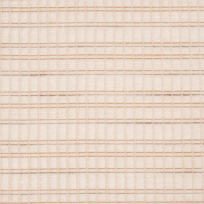 Schumacher Payton Linen Sheer Grid Natural Fabric Sample 86051