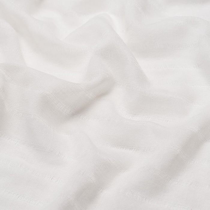 Schumacher Emmett Wool Sheer Ivory Fabric 86080