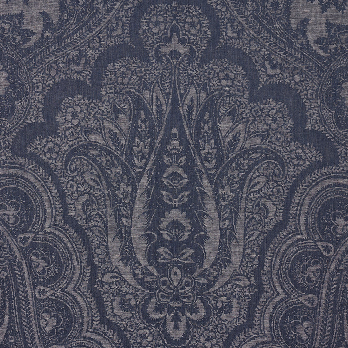 Schumacher Amara Paisley Indigo Fabric 86120