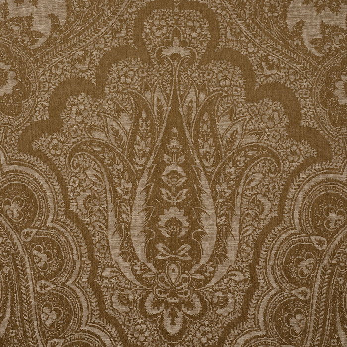 Schumacher Amara Paisley Oro Fabric Sample 86121