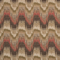 Schumacher Elio Flamestitch Ruby Fabric 86130