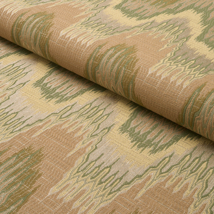 Schumacher Elio Flamestitch Citron Fabric 86132