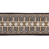 Schumacher Elisabetta Tape Caramel Trim 86141