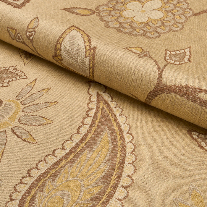 Schumacher Fiammetta Jacquard Oro Fabric Sample 86150