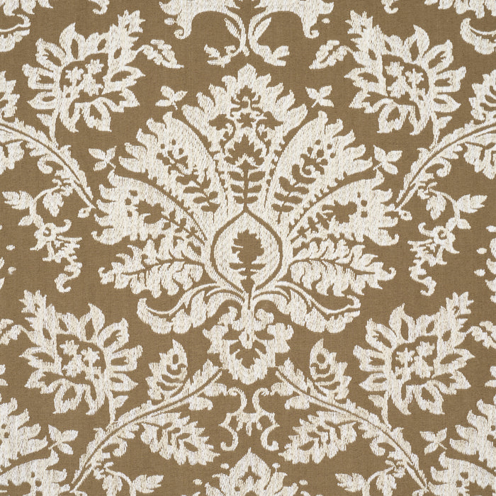 Schumacher Gianna Embroidery Caramel Fabric 86162