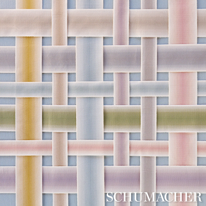 Schumacher Belton Tape Narrow Lavender Trim Sample 86171