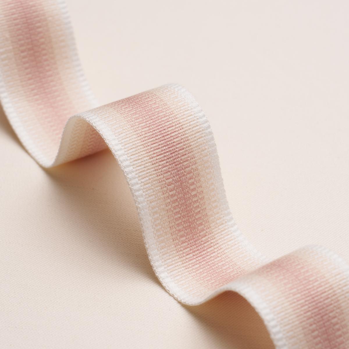 Schumacher Belton Tape Narrow Blush Trim 86172