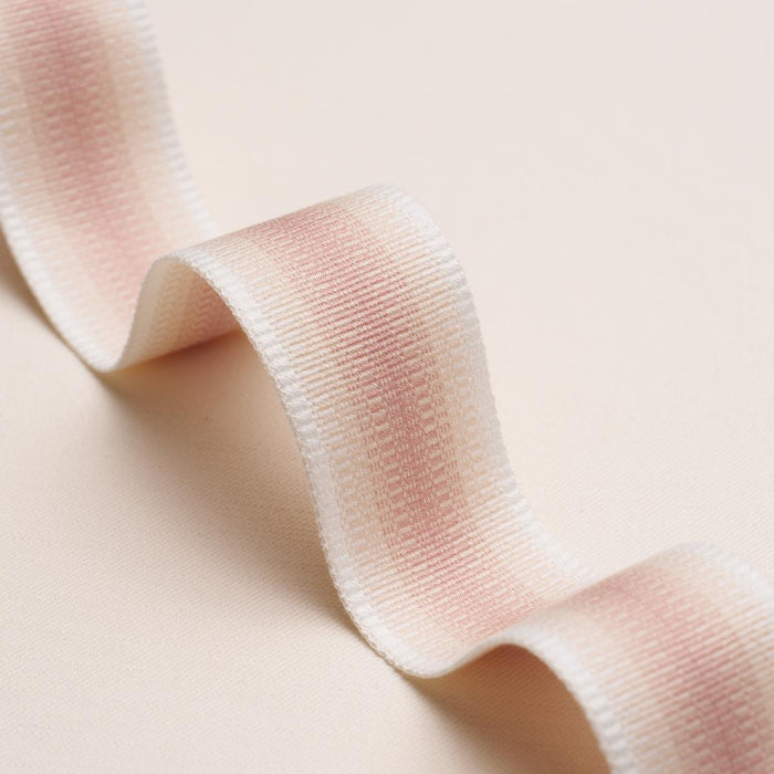 Schumacher Belton Tape Narrow Blush Trim Sample 86172