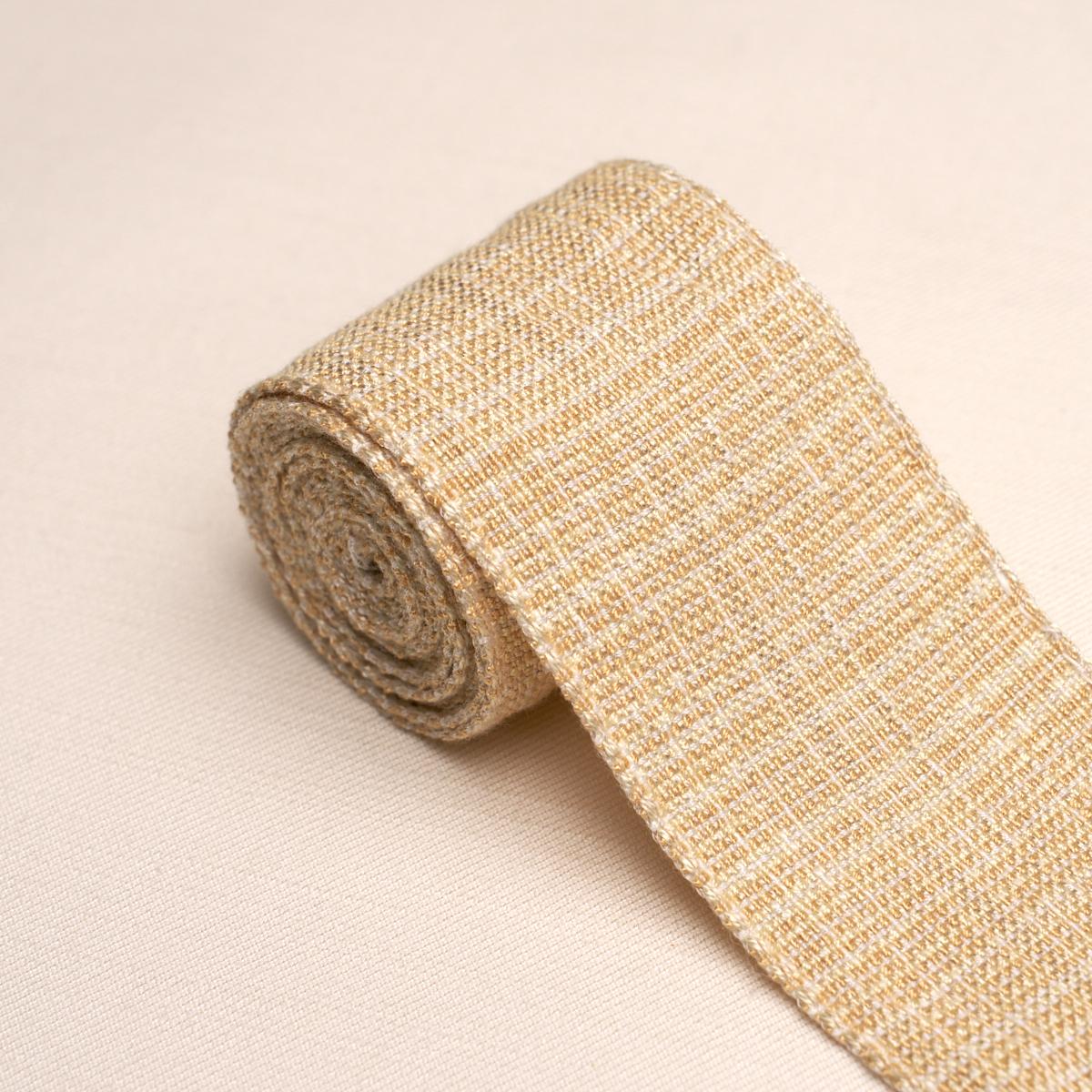 Schumacher Tweed Tape Medium Yellow Trim 86190