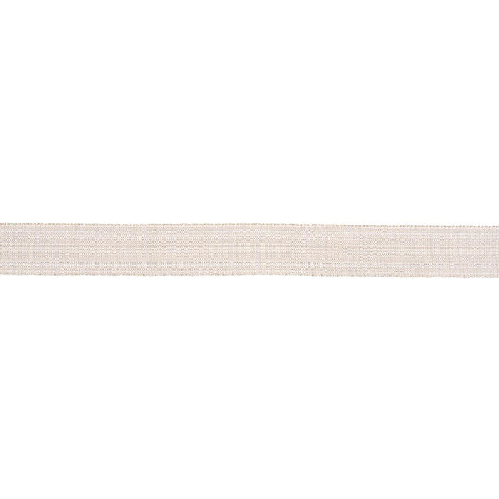 Schumacher Tweed Tape Medium Ivory Trim Sample 86191