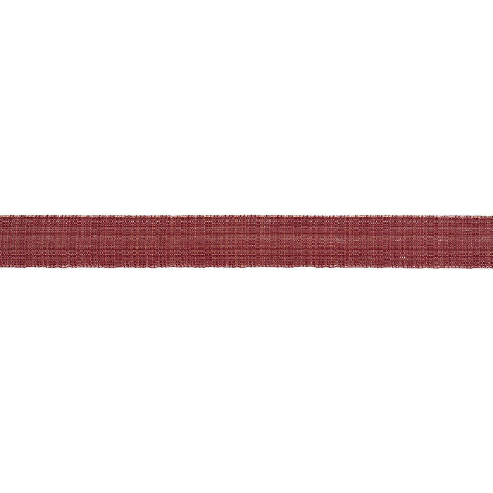 Schumacher Tweed Tape Medium Red Trim 86193