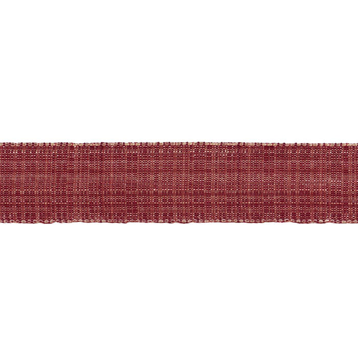 Schumacher Tweed Tape Medium Red Trim 86193