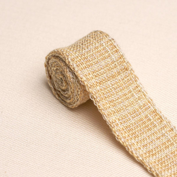 Schumacher Tweed Tape Narrow Yellow Trim 86202