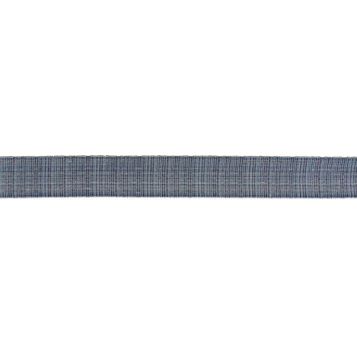 Schumacher Tweed Tape Wide Indigo Trim 86210