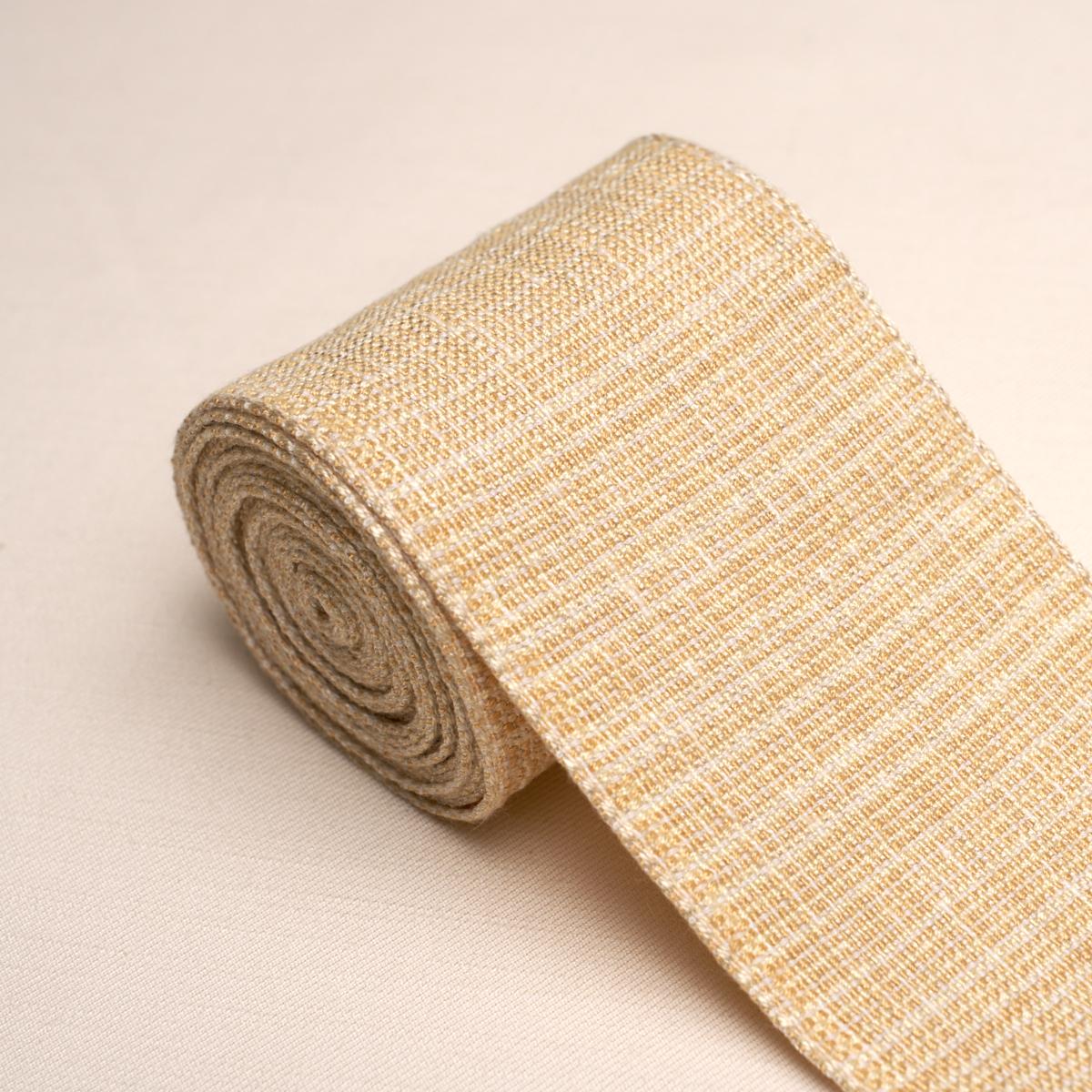 Schumacher Tweed Tape Wide Yellow Trim 86212