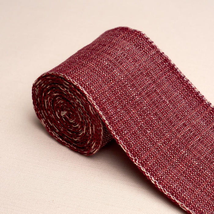 Schumacher Tweed Tape Wide Red Trim 86215