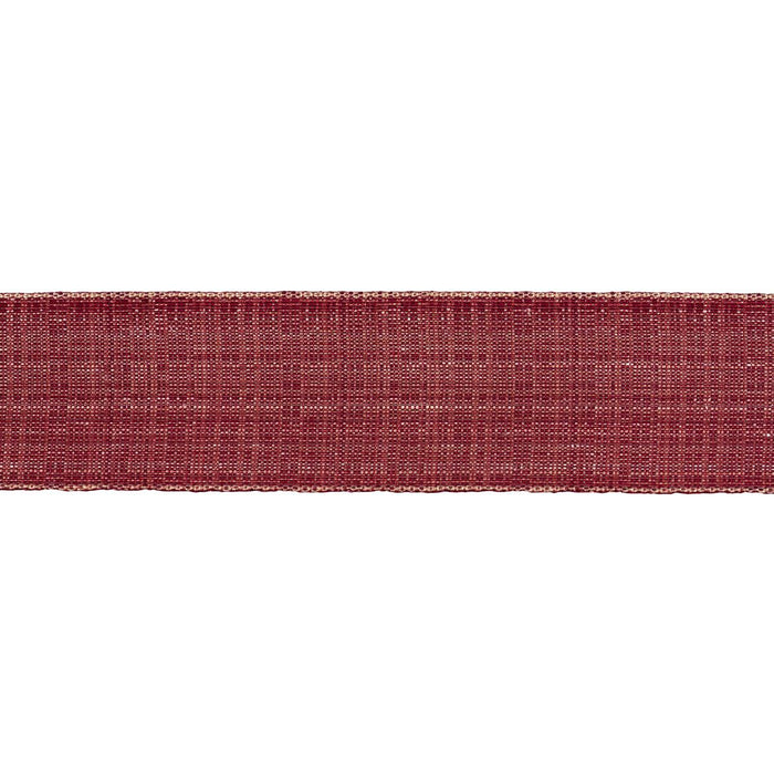 Schumacher Tweed Tape Wide Red Trim 86215