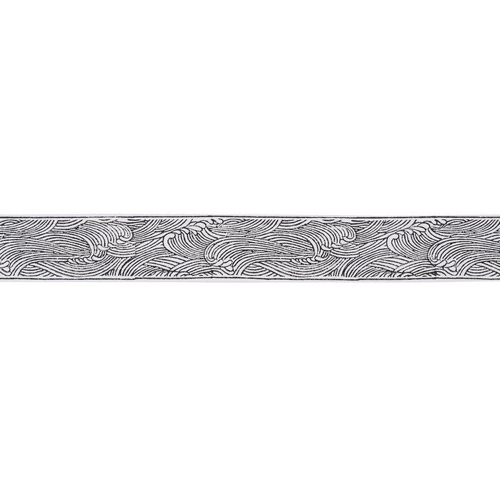 Schumacher Umi Tape Black Trim Sample 86216
