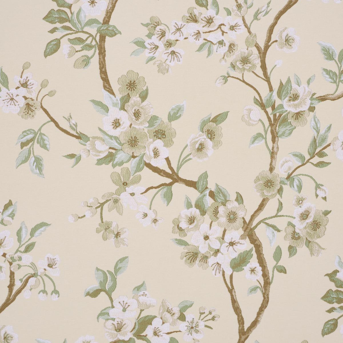 Schumacher Cherry Blossom Citron Fabric 86220