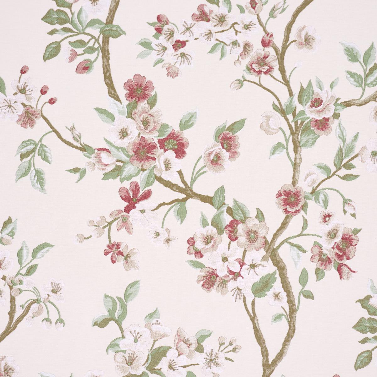 Schumacher Cherry Blossom Cherry Fabric 86221