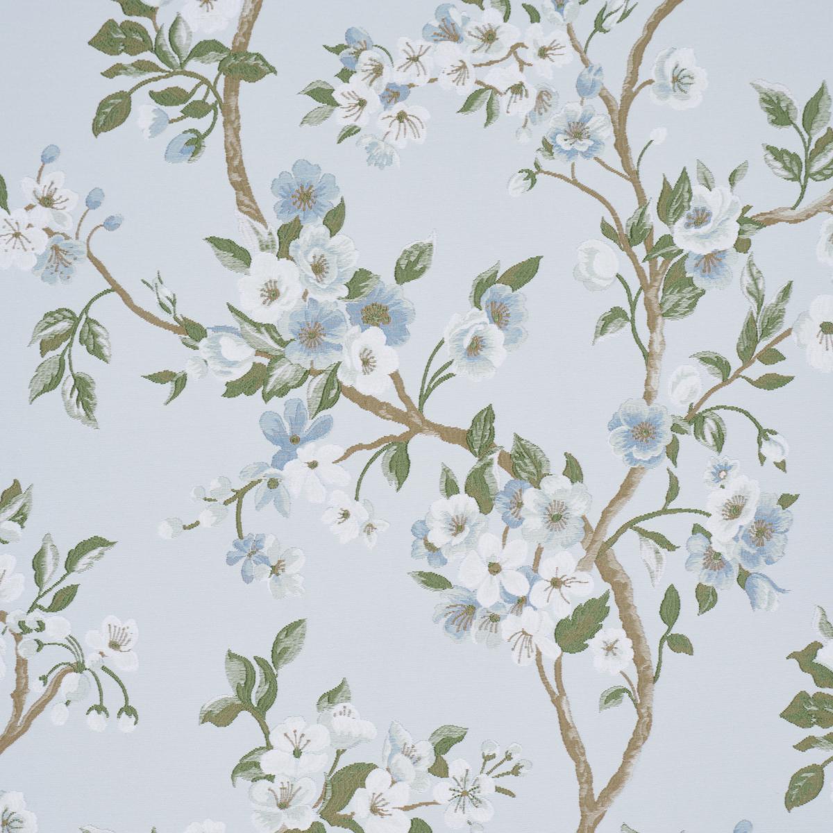 Schumacher Cherry Blossom Sky Fabric 86222