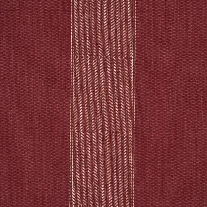 Schumacher Universal Stripe Ruby Fabric 86230