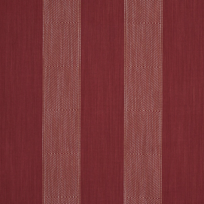 Schumacher Universal Stripe Ruby Fabric 86230