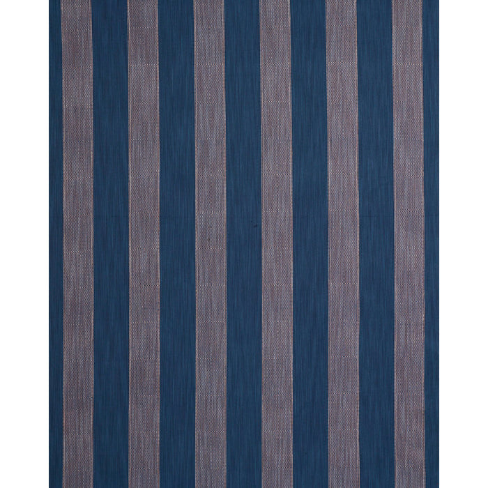 Schumacher Universal Stripe Indigo Fabric 86232