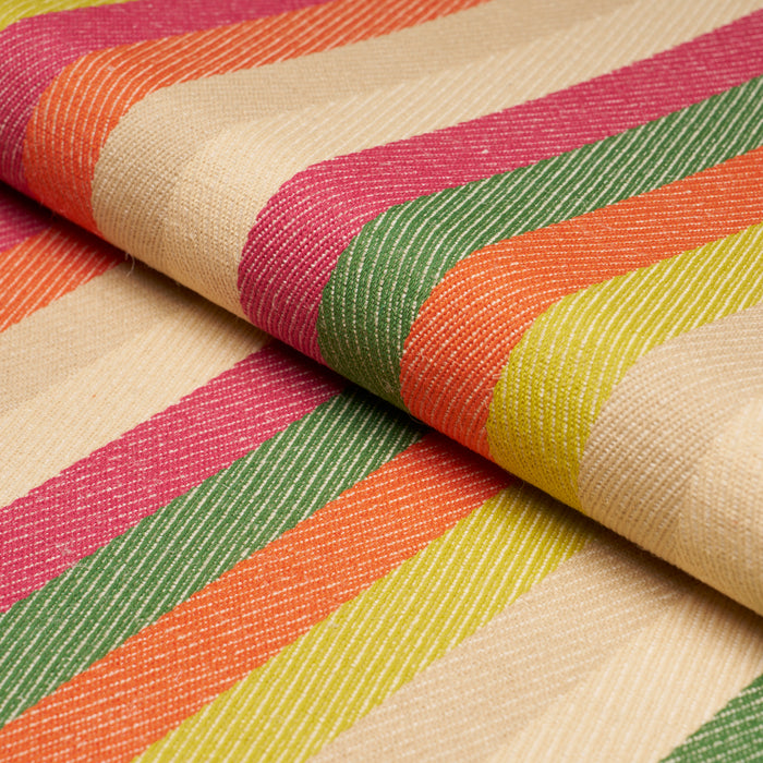 Schumacher Dancing Stripe Jewel Fabric 86241