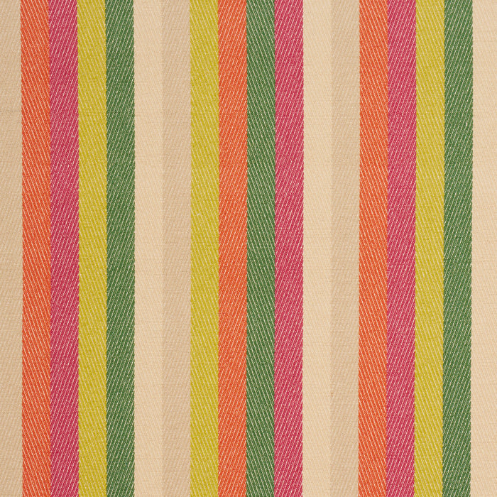 Schumacher Dancing Stripe Jewel Fabric Sample 86241