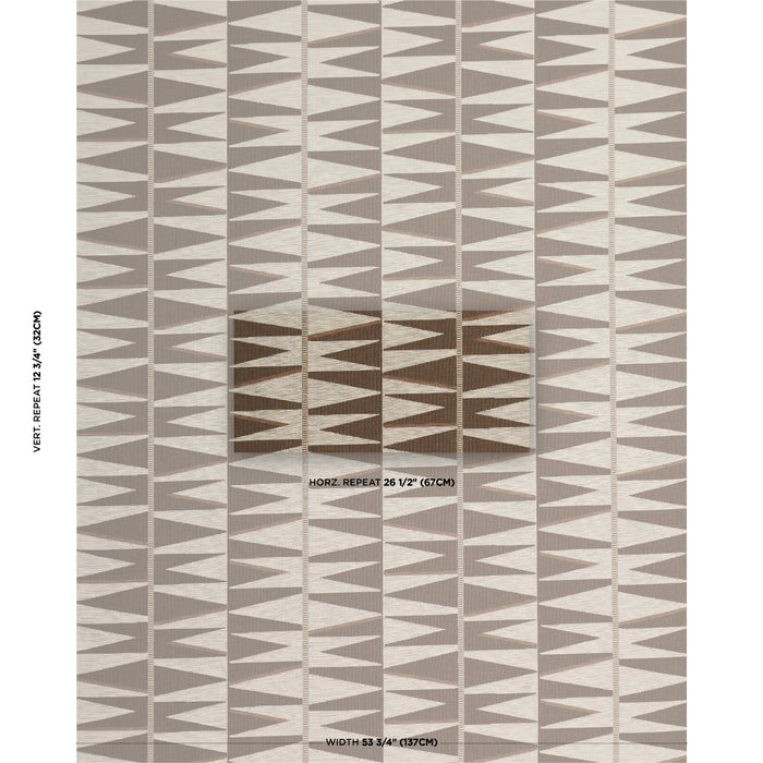 Schumacher Sarita Tapestry Java Fabric Sample 86250