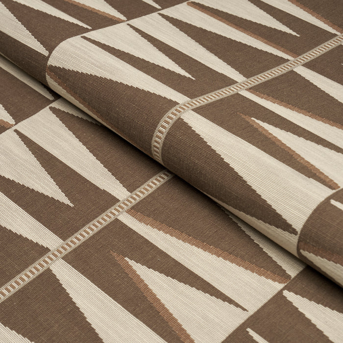 Schumacher Sarita Tapestry Java Fabric Sample 86250