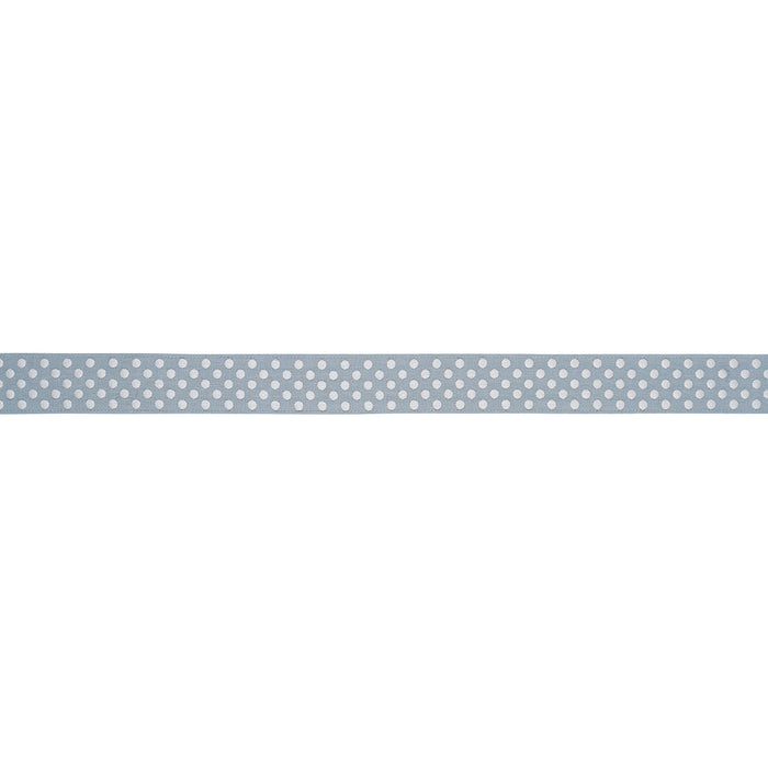 Schumacher Dotted Embroidered Tape Sky Trim Sample 86292