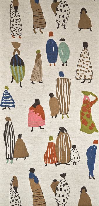 Pierre Frey Bedouins Multicolore Wallpaper Sample FP155001