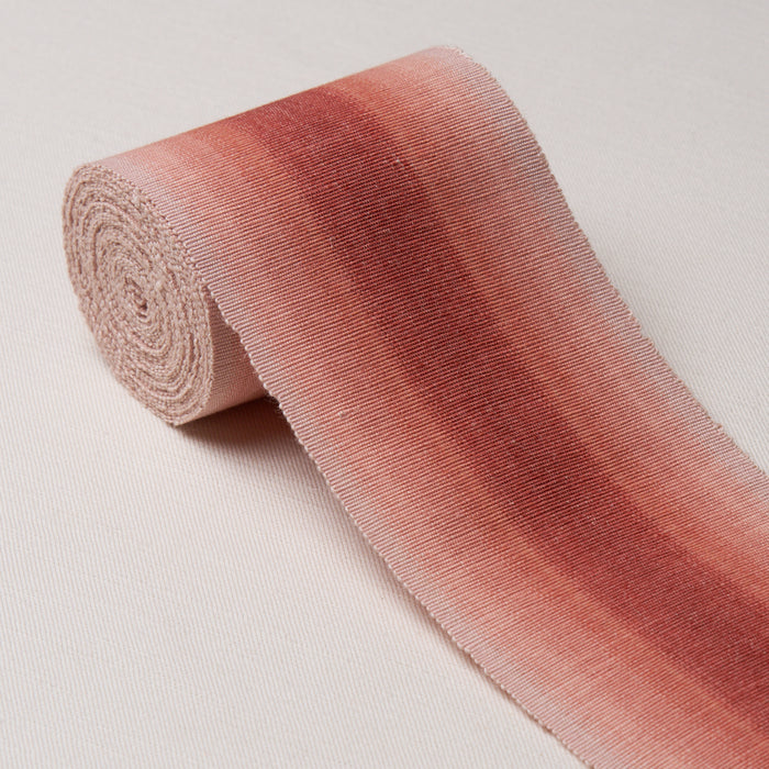 Schumacher Sunset Tape Nantucket Red Trim 86333