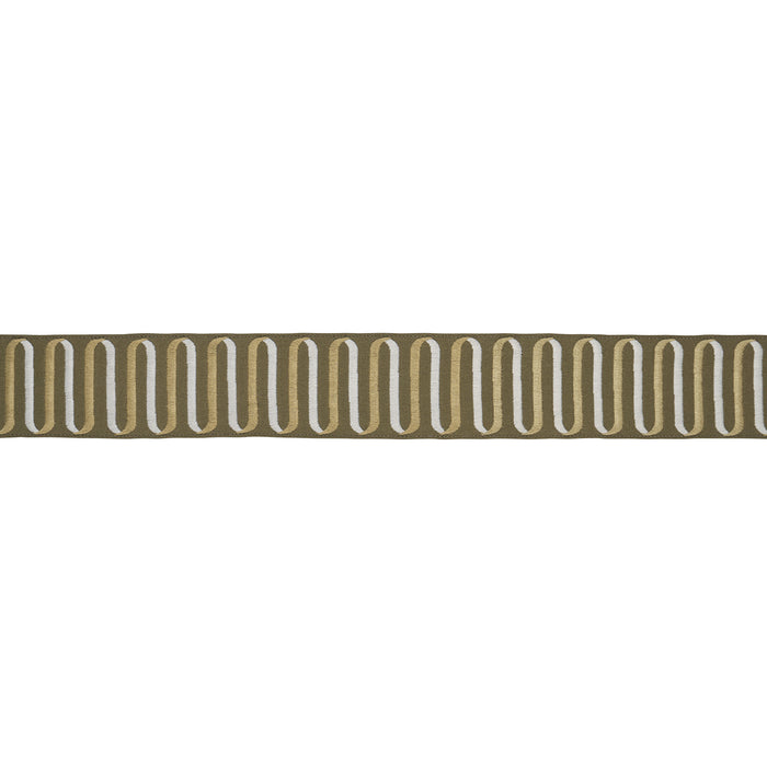 Schumacher Ribbon Tape Olive Trim 86340