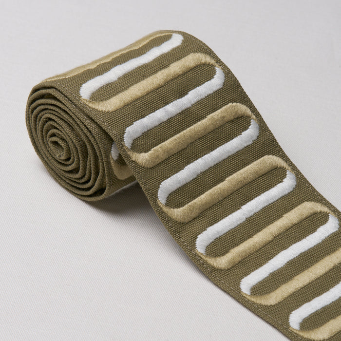 Schumacher Ribbon Tape Olive Trim 86340