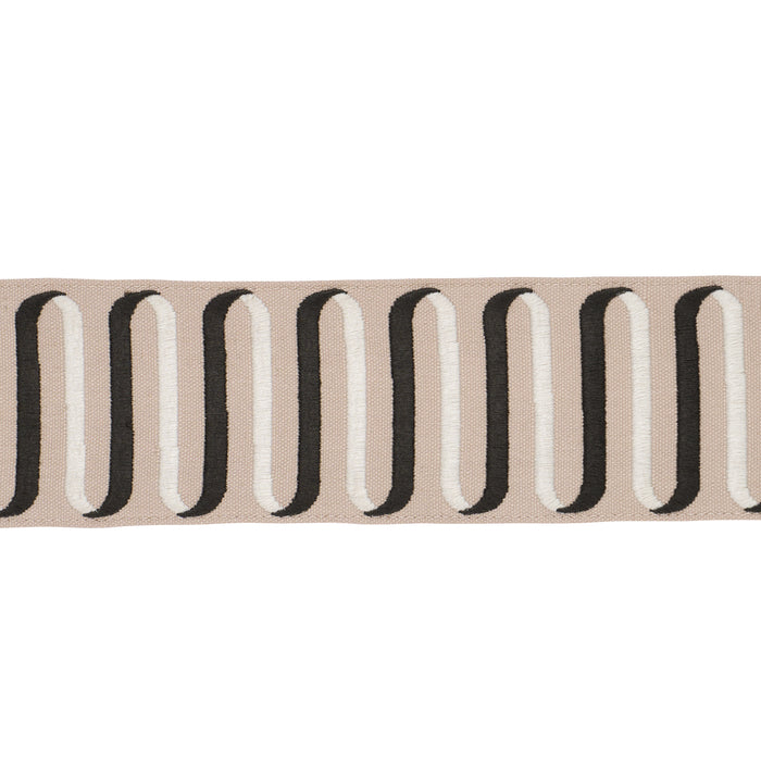 Schumacher Ribbon Tape Cream Trim Sample 86341