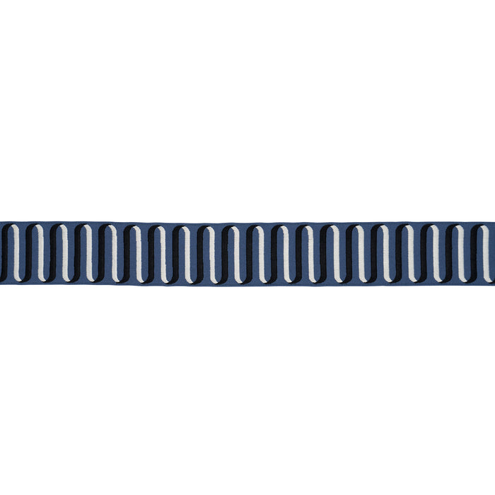 Schumacher Ribbon Tape Navy Trim Sample 86342