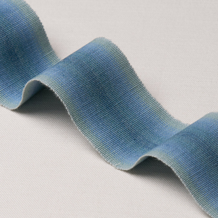 Schumacher Sunset Tape Narrow Aqua Trim 86350