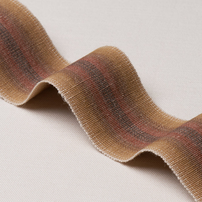 Schumacher Sunset Tape Narrow Brown Trim Sample 86354