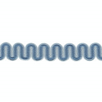 Schumacher Winding River Tape Sky Trim 86361