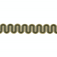 Schumacher Winding River Tape Green Trim 86363