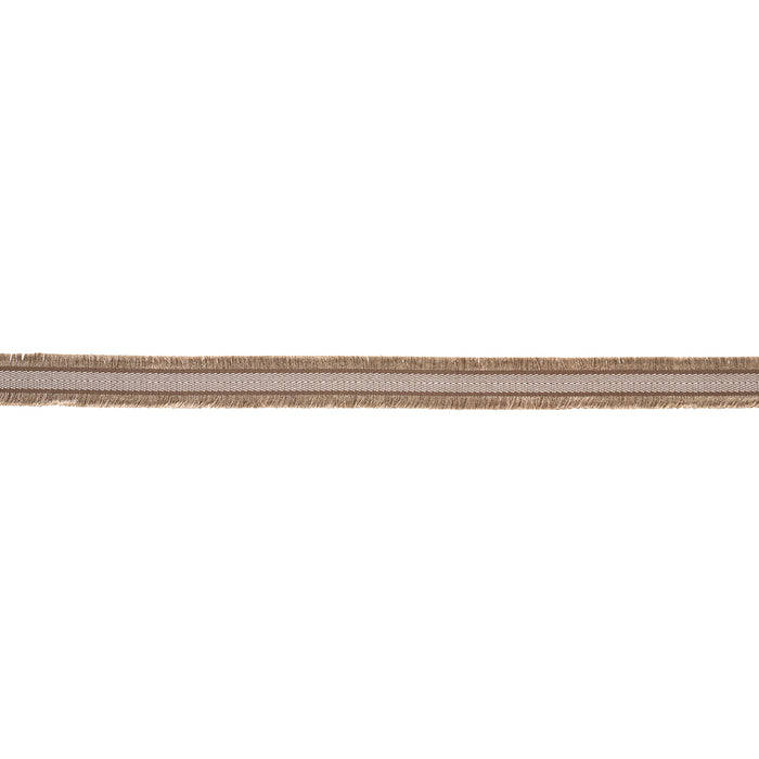 Schumacher Felicity Fringe Trim Sample Brown Trim Sample 86370
