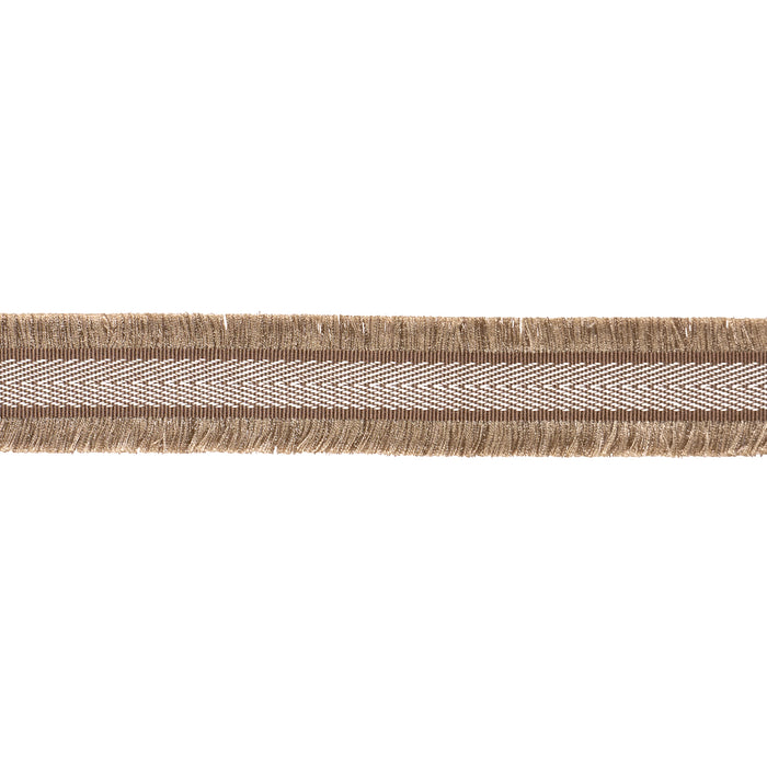 Schumacher Felicity Fringe Trim Brown Trim 86370